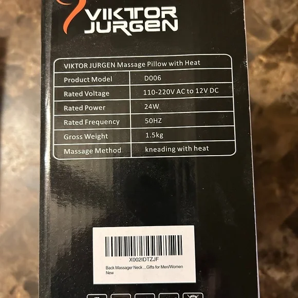 Viktor Jurgen Massage Pillow-Heated! - Picture 4 of 4